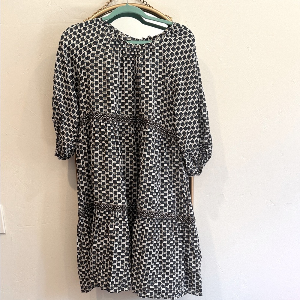 Anthropologie bohemian tiered dress